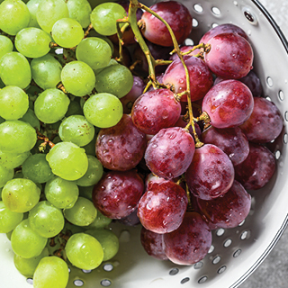 Red or Green Seedless Grapes 